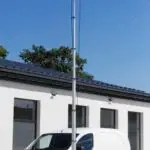 Maszt SVEP rozłożony